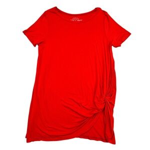 Crazy Train Shirt Women's Size XS Red Short Sleeve Romantic Valentine's Day Top